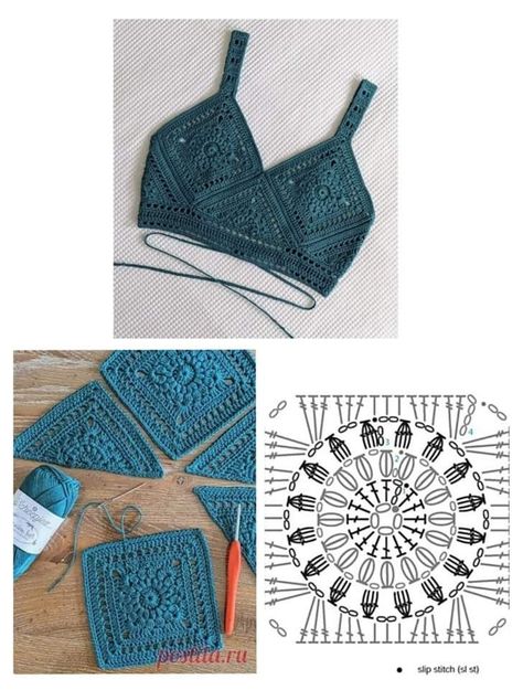 Summer Crochet Tops, Easter Crochet Patterns Free, Débardeurs Au Crochet, Granny Square Haken, Crochet Bra, Mode Crochet, Easter Crochet Patterns, Clothes Crochet, Crochet Design Pattern