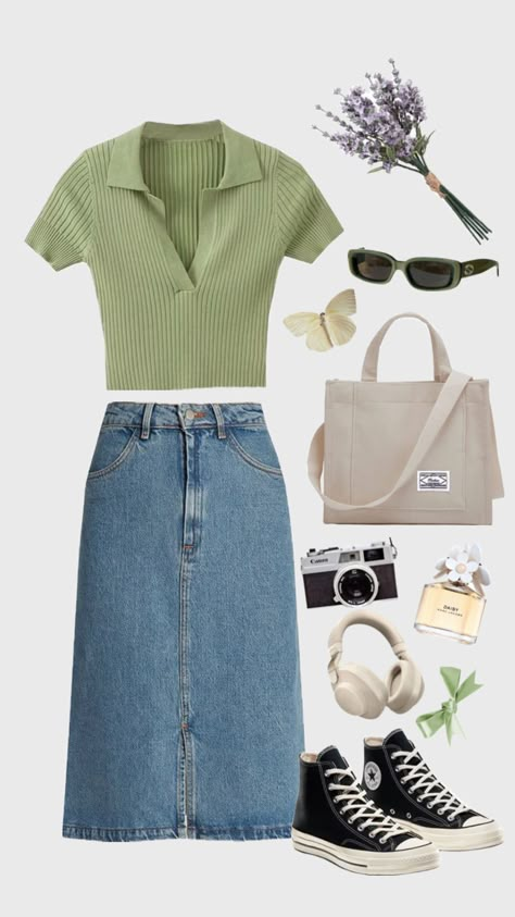 Looks Pinterest, Modesty Outfits, Cute Modest Outfits, 여름 스타일, Korean Casual Outfits, Everyday Fashion Outfits, Casual Day Outfits, Easy Trendy Outfits, Outfit Trends