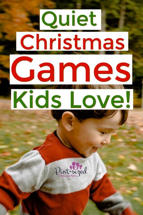 Christmas is a time for activities, games, and FUN! Looking for some quiet games for when the kids are stuck inside? Grab this list of fun and quiet games that kids will love this Christmas! #games #Christmasgames #Christmas #quietgames #kidsgames #kids Simple Christmas Games For Kids, Christmas Games For Kids Church, Christmas Games For Young Kids, Christmas Party Games For Toddlers, Christmas Games For Toddlers Easy, Christmas Games For Little Kids, Christian Christmas Games For Kids, Kids Christmas Games Easy, Toddler Christmas Games