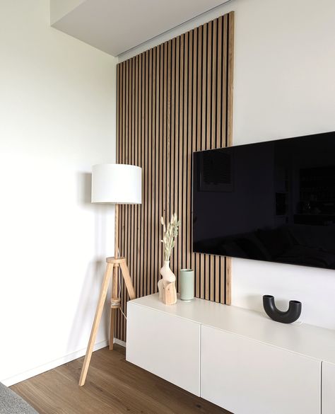 Living Room Panelling, Feature Wall Living Room, Lounge Interiors, Aesthetic Living Room, Wooden Wall Panels, Interior Wall Design, Media Wall, Living Room Tv Wall, Wood Panel Walls