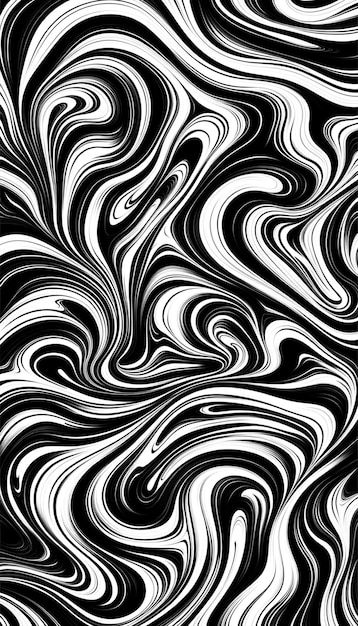 Photo abstract black and white swirls op... | Premium Photo #Freepik #photo #dynamic #graphics #monochrome #3d-wave Monochrome Design Graphic, Black And White Texture Background, Repetition Design, Fluid Tattoo, Graphic Design Black And White, Black And White Illusion, Swirly Tattoo, White And Black Wallpaper, Monochrome Graphic Design