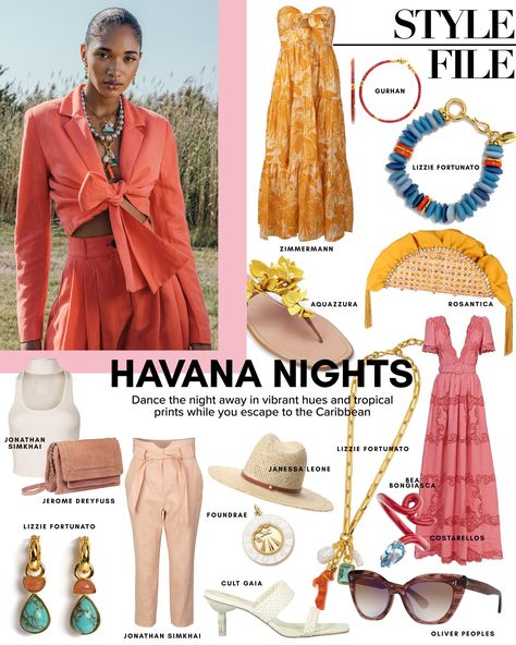 Havana Nights x Style File Havana Theme Party, Havana Nights Party Theme, Havana Nights Theme, Havana Nights Dress, Havana Party, Salsa Night, Cuba Fashion, Havana Nights Party, Cocktail Party Fashion