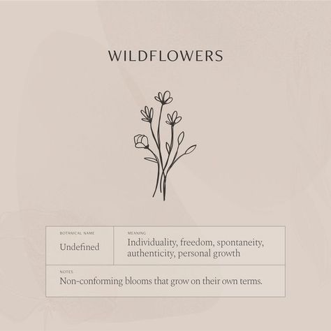 Flower Tattoo Meaning Growth, Flower With Meaning Tattoo, Dainty Tattoos Meaningful, Aesthetic Tattoos Meaningful Small, Meaning Of Wildflowers, Minimalist Tattoo Wildflower, Flowers That Represent Growth, Tattoo Ideas About Self Growth, Wildflower Small Tattoo