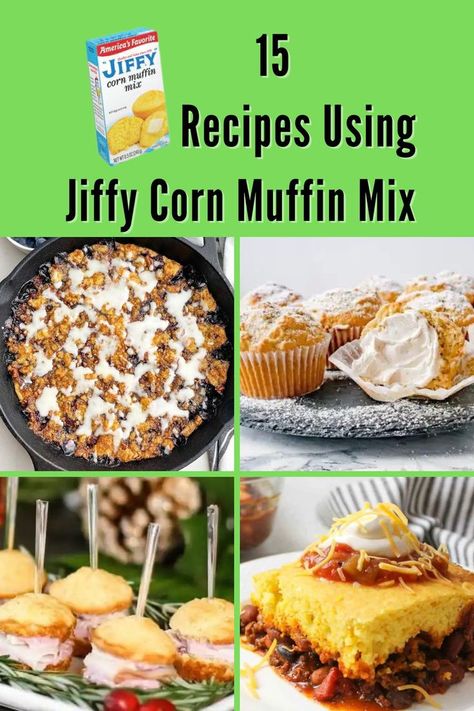 Jiffy Corn Muffin Recipes, Recipes Using Corn, Corn Muffin Mix Recipes, Cornbread Breakfast, Sweet Corn Muffins, Jiffy Mix Recipes, Muffin Mix Recipe, Jiffy Recipes, Jiffy Cornbread Recipes