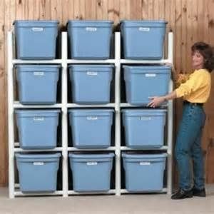 Pvc Frame, Storage Bins Organization, Diy Organizer, Pvc Projects, Ideas Para Organizar, Plastic Storage Bins, Ducati Diavel, George Nelson, Organizing Bins