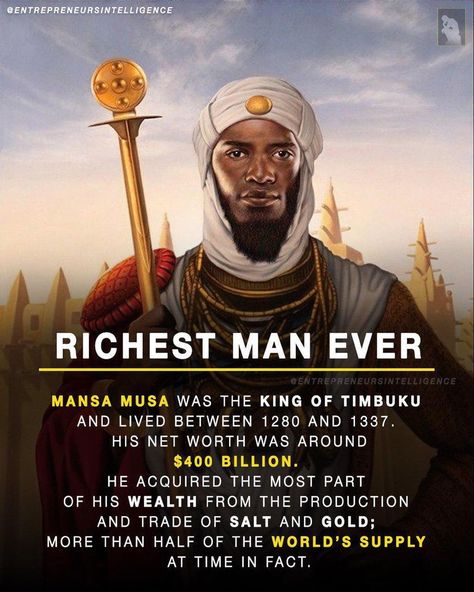 Mansa Musa, A Man, History, Black, Instagram