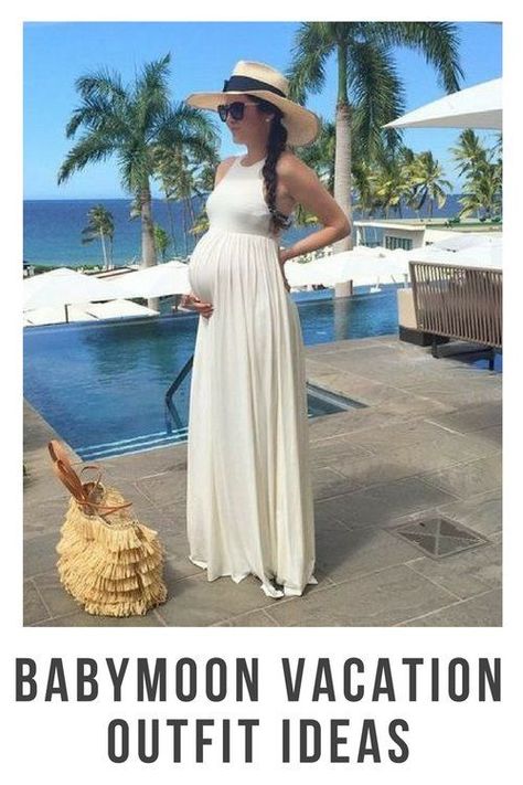 How To Create A Babymoon Vacation Capsule Wardrobe | Free Knitting Patterns | Handy Little Me Babymoon Packing List, Babymoon Outfits, Beach Babymoon, Vacation Capsule Wardrobe, Island Vacation Outfits, Strand Outfit, Vacation Capsule, Vacation Outfit Ideas, Outfits For Mexico