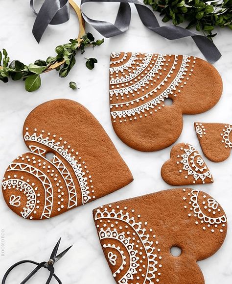 Jul Kaka, Diy Jul, Christmas Biscuits, Ginger Cookies, Xmas Cookies, Christmas Feeling, Cookies Decorated, Noel Christmas, Christmas 2019