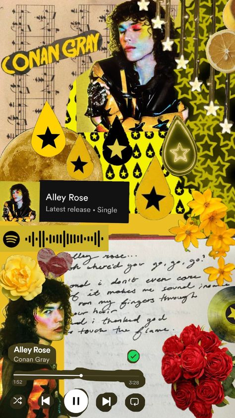 #alleyrose by #conangray is out!!!! Demure Wallpaper, Gray Wallpapers, Conan Gray Wallpaper, Heaven Aesthetic, Alley Rose, Conan Gray Aesthetic, Gray Wallpaper, Music Collage, Gray Aesthetic