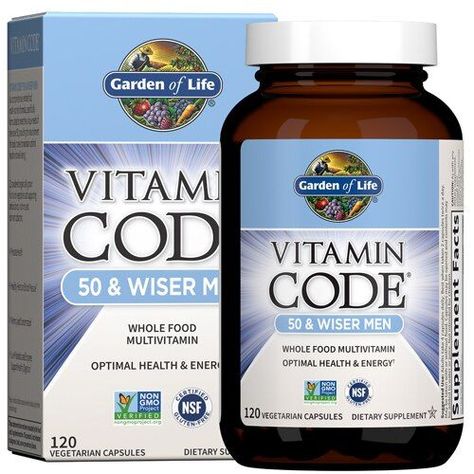 RAW Whole Food Multivitamin. Optimal Health & Energy. No Binder Or Fillers. Non GMO Project Verified. Gluten Free. Kosher. Vitamin Code 50 & Wiser Men. is a comprehensive whole food multi-nutrient formula, specifically formulated to meet the unique needs of men over 50, providing the nourishment the body craves to maintain optimal health and well-being.  . 23 powdered organically grown fruits and vegetables add supporting antioxidants, vitamins and nutrient cofactors. Prostate Healt#mensvitamins #healthymen #vitaminsformen #menshealth #supplementsformen #menswellness #mensnutrition #vitaminsandminerals #mensfitness #menslifestyle Best Multivitamin For Women, Vitamins For Heart Health, Vitamins For Men, Multivitamin For Women, Multi Vitamins, Best Multivitamin, Multivitamin Supplements, Beauty Supplement, Men's Vitamins