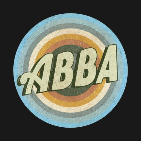 Abba Tshirt, Abba Aesthetic, Abba Mamma Mia, Wal Art, Mia 3, Mama Mia, Band Logos, Music Wall, Music Posters