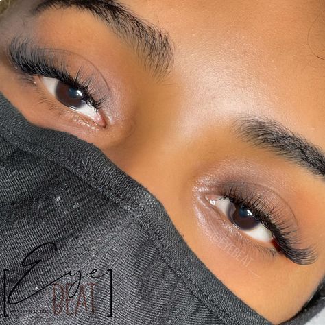 Classic Lash Extensions Cat Eye, Natural Lashes Black Women, Classic Cateye Lashes, Classic Lash Extensions Styles Cat Eye, Classic Lashes Cat Eye, Classic Set Lashes, Cat Eye Classic Lash Extensions, Classic Eyelash Extensions Cat Eye, Thick Cat Eye Lash Extensions