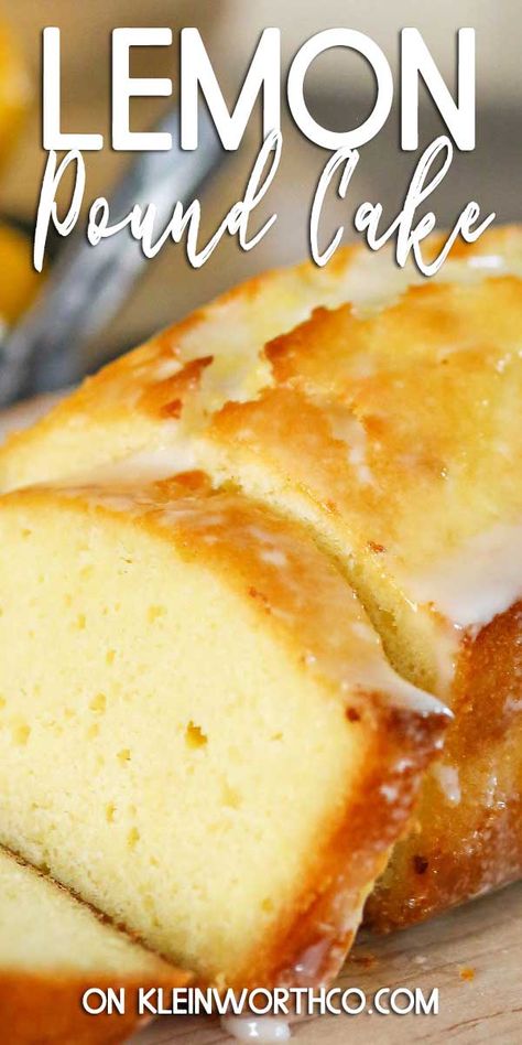 Cake Mothers Day, Lemon Pound Cake Recipe, Boyfriend Ideas, Lemon Bar, Lemon Bread, Torte Cupcake, Lemon Cake Recipe, Lemon Dessert Recipes, Mothers Day Cake