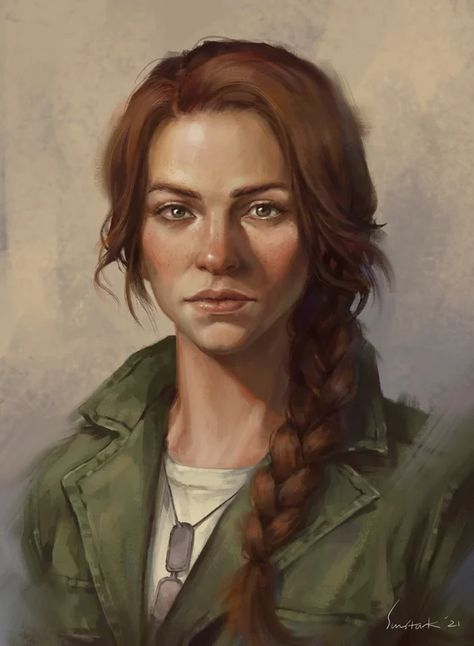 Ash by Sunshine Kim : ImaginaryHumans Sci Fi Character, Apocalypse Character, Call Of Cthulhu Rpg, Fallout Concept Art, Apocalypse Art, Green Characters, Paintings And Drawings, Zombie Survival, World Of Darkness