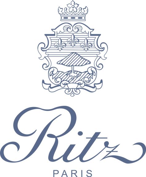 Ritz Hotel Paris, The Ritz Paris, Hotel Ads, Ritz Hotel, Heraldry Design, Ritz Paris, Crest Monogram, Hotel Logo, Iconic Wallpaper