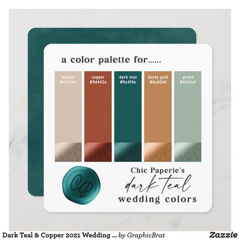 Dark Teal Weddings, Bold Wedding Colors, Teal Wedding Colors, Teal Color Palette, Rustic Wedding Colors, Hex Color, Forest Color, Paint Chip, Teal Wedding