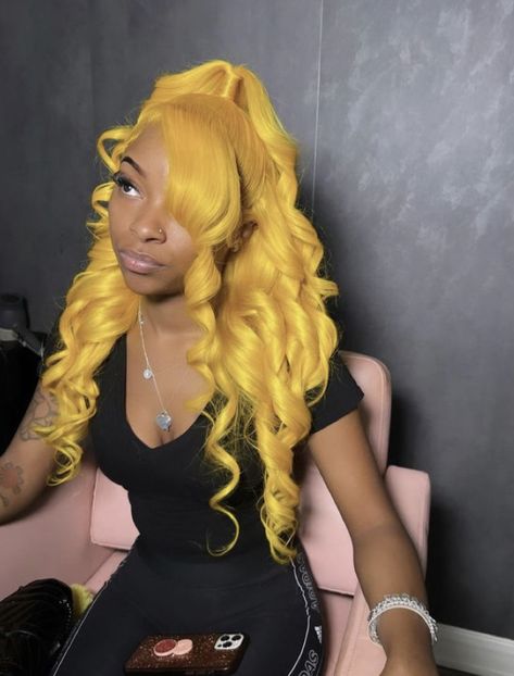 Bob Lace Wig, Wigs Bob, Hair Yellow, 13x4 Lace Front Wig, Dyed Hair Inspiration, Pretty Hair Color, Girls Hairstyles Braids, Celebrity Hair Stylist, Hot Hair Styles