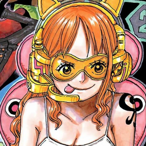 Luffy Sticking His Tongue Out, Pink One Piece Icons, One Piece Pink Icon, One Piece Pfp Nami, Nami Profile Picture, Anime Gaming Pfp, Nami Pfp One Piece, Nami Manga Icons, Pink Pfp Anime