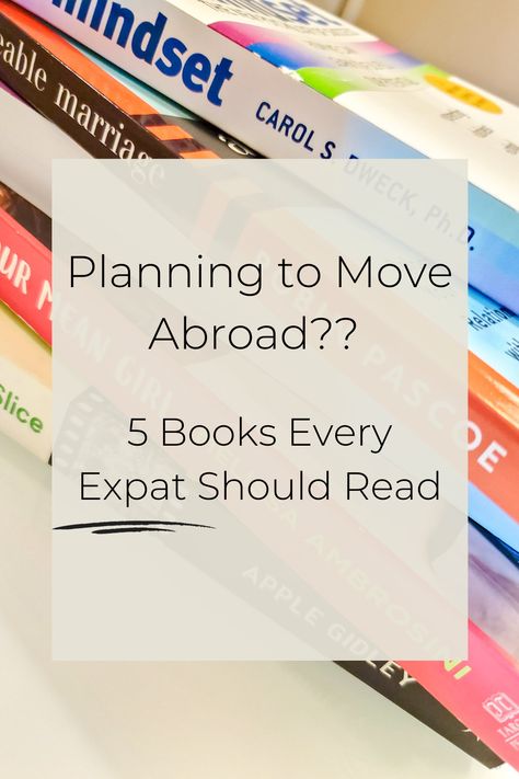 Are you an expat or a soon-to-be expat? Enjoy reading? If you’re preparing to move overseas and become an expat when the pandemic is over, then start reading these expat books now to help prepare you for expat life living abroad! The 5 expat books in this post helped me tremendously with living abroad as an expat. #expatbooks #expatlife #expatlifelivingabroad #books #livingoverseas #livingabroad #movingoverseas #moveabroad2021 #move2021 #expatwife #expatspouse #expatriate #expatassignment Expat Life Living Abroad, Moving Abroad Aesthetic, Living Abroad Aesthetic, Move Overseas, Preparing To Move, Retire Abroad, Paris Books, Moving To New Zealand, International Move