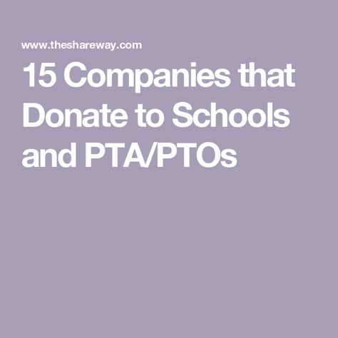 15 Companies that Donate to Schools and PTA/PTOs Pta Fundraising Ideas, Classroom Grants, Tricky Tray, Donation Request, Pta Fundraising, Mexican Grill, Food Donation, Fast Casual Restaurant, Asian Street Food