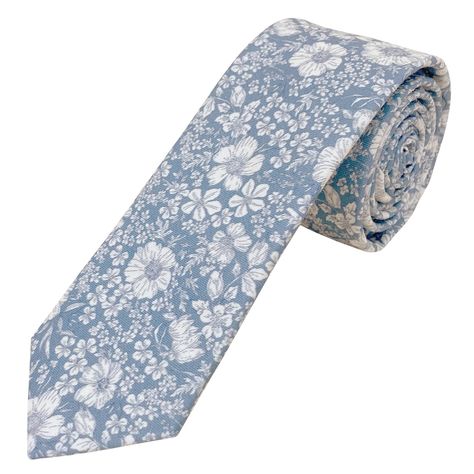 PRICES MAY VARY. Luxury Skinny Necktie – A stylish, yet casual look these men’s skinny ties can fit both formula wear and dress-down styles, so you can wear them for parties, events, weddings, or family pictures. Long, Easy-Knot Length – Our skinny ties for men are 57” in length and 2.36” wide which makes it easier to tie a wide range of classic knots including the Windsor, Four in Hand, Eldredge, and Trinity. Smooth Cotton – Our skinny neckties for men are cotton material that makes them softer Black Suit With Dusty Blue Tie, Coastal Wedding Attire, Garden Wedding Groom Attire, Wildflower Wedding Groomsmen, Spring Wedding Groom Attire, Mens Suits For Wedding, Groomsmen Attire Grey, Dusty Blue Tie, Father Of The Bride Tie