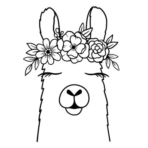 Llama Sketch, Alpaca Drawing, Llama Drawing, Llama Painting, Llama Arts, Line Art Images, Coloring Contest, Cute Llama, Free Stencils