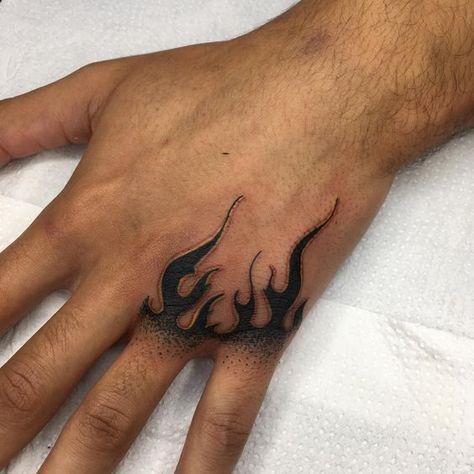 mini tattoo tattoo for women tattoo women|#tattoo #handtattoo #tattoos #rosetattoo #tattoorose 459 Hand Mini Tattoo, Fire Tattoo On Hand, Hand Flame Tattoo, Hand Fire Tattoo, Hand And Finger Tattoos Men, Flame Hand Tattoo, Fire Finger Tattoo, Script Tattoos For Men, Rose Tattoos For Men