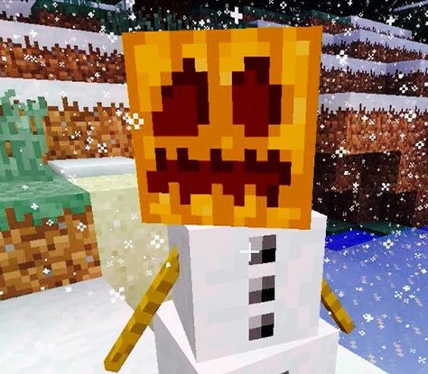 Wade Snow Golem Minecraft, Minecraft Snowman, Snow Golem, Minecraft Quilt, Stampy Cat, Minecraft Pictures, Pumpkin Designs, Halloween Pumpkin Designs, Minecraft Cake