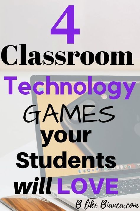 4 Technology Games for the Classroom that your students will love to play so much they will forget they're learning! Middle School Technology, Games For The Classroom, Technology In The Classroom, Substitute Teaching, Technology Lessons, Teacher Tech, Teaching Technology, Instructional Technology, Teacher Technology