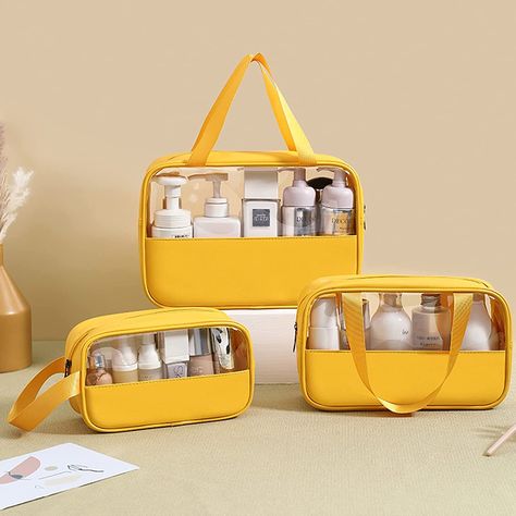 Clear Makeup Bags, Makeup Storage Bag, Cosmetic Bag Set, Travel Storage Bag, Pouch Organizer, Waterproof Makeup, Waterproof Bags, Wash Bag, Toiletry Bag Travel