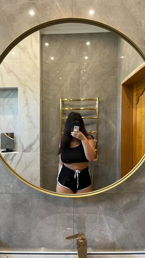 Bathroom Mirror Background, Mirror Selfie Background, Bathroom Mirror Selfie, Bath Mirror, Bathroom Inspo, House Decor, Lighted Bathroom Mirror, Baby Strollers, Bathroom Mirror