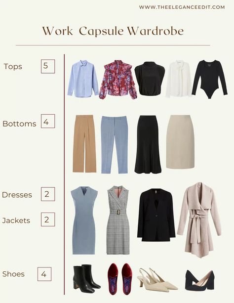 Finally, a Work Capsule Wardrobe That’s Chic & Comfy Women Over 50 Haircuts, Work Wardrobe Capsule, Over 50 Haircuts, Office Capsule Wardrobe, Building Steps, Office Capsule, Work Capsule Wardrobe, Office Outfit Ideas, Elegant Office Wear