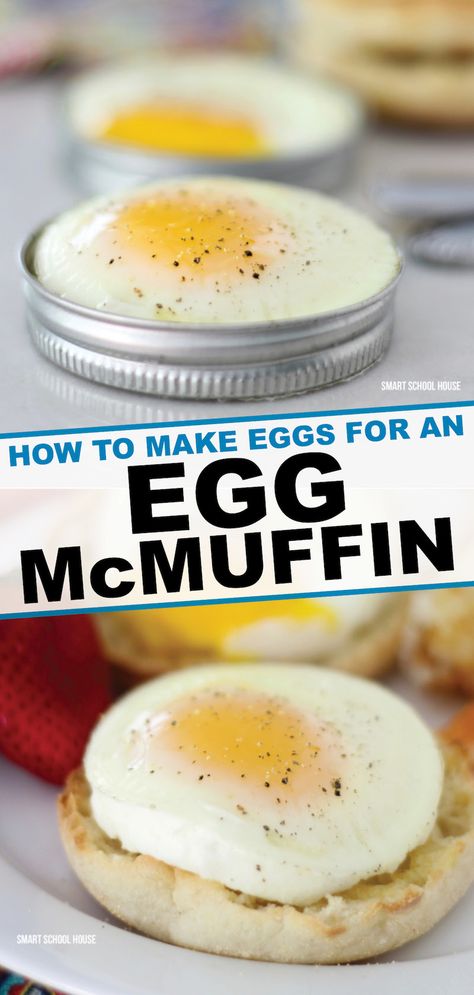 Cooking Eggs For Breakfast Sandwiches, Making Eggs For Breakfast Sandwiches, Oven Eggs For Sandwiches, Egg For Breakfast Sandwich, How To Make Eggs For Breakfast Sandwich, Different Ways To Make Eggs, Mcmuffin Sandwiches, Eggs For Sandwiches, Breakfast Mcmuffins