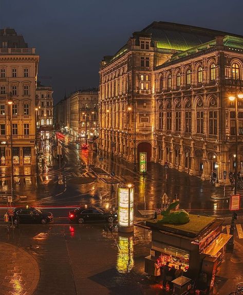 Vienna Night Aesthetic, Vienna City Aesthetic, Vienna Nightlife, Wien Aesthetic, Vienna Austria Aesthetic, Vienna At Night, Vienna Italy, Vienna Aesthetic, Travel Vienna