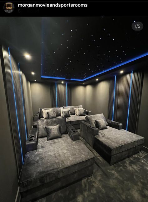 Small Home Theater Ideas, Small Movie Room, Wall Panel Ideas, Cinema Room Design, Wall Paneling Ideas, Small Home Theater, Theatre Room Ideas, Home Theater Room, Paneling Ideas