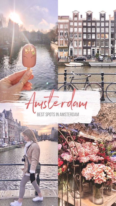 Amsterdam Instagram Spots, 3 Days In Amsterdam, Amsterdam Winter, Amsterdam Travel Guide, Things To Do In Amsterdam, Amsterdam Photos, To Do In Amsterdam, Amsterdam Houses, Amsterdam Travel