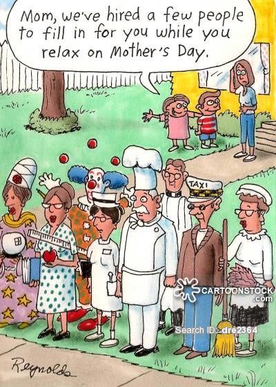 Mom, We've Hired A Few People To fill In for You While You Relax On Mother's Day Happy Mother's Day Funny, Mothers Day Cartoon, Happy Mothers Day Images, Happy Mothers Day Wishes, Mothers Day Images, Mothers Day Pictures, Happy Mother Day Quotes, Mothers Day Weekend, Mother Day Wishes