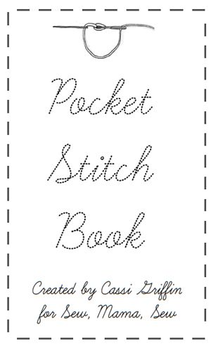 Pocket Stitch Book for Sew, Mama, Sew's Month of Hand Sewing. It features 7 different stitcheswith illustrations and how-to's. The book is one page to print out, then folded to create a convenient little book that can be slipped into your sewing basket! Embroidery Stitches Printable, Embroidery Stitch Guide Printable, Printable Embroidery Stitch Guide, Embroidery Stitch Book Free Pattern, Stitch Book How To Make, Stitches Reference, Stitch Printable, Mini Booklet, Decorative Stitches