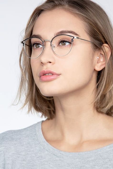 We have a huge range of women's glasses at hugely discounted prices. Rated as excellent on Trustpilot with 100% no quibbles money back guarantee! Silver Frame Glasses, Johnny Depp Glasses, Cheap Eyeglasses, Glasses For Round Faces, Cute Glasses Frames, Glasses For Face Shape, Glasses For Your Face Shape, Glasses Trends, Womens Glasses Frames