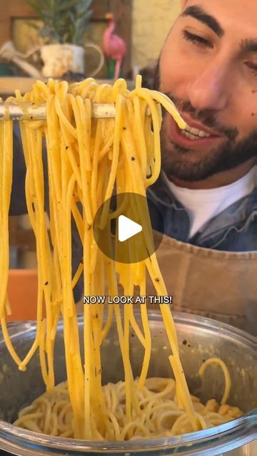 161K views · 11K likes | Francesco Mattana on Instagram: "So many of you have asked me to do it so let’s make it together! Spaghetti alla Carbonara! 🧀🥚

This Saturday is the 70th birthday of carbonara, so let me show you my version. If you’ve never made it yourself, it's time to give it a try! 😊🙌

Depending where you are in the world it can be quite hard to find guanciale, so the best alternative will be to use pancetta. 

I also like to use some of the egg whites as this stops the sauce from becoming too stodgy.

Make sure you don’t use any oil and if the guanciale releases a lot of fat, you might also want to discard some of it - you just need to leave enough fat in the pan to stir the spaghetti into it. I've also added a few tablespoons of the guanciale fat to the egg sauce to add a Carbonara Recipe Video, Pasta With Egg Sauce, Egg Pasta Sauce, Egg Sauce, Spaghetti Alla Carbonara, Pasta Noodle Recipe, Spaghetti Sauce Recipe, Carbonara Recipe, Food Receipt