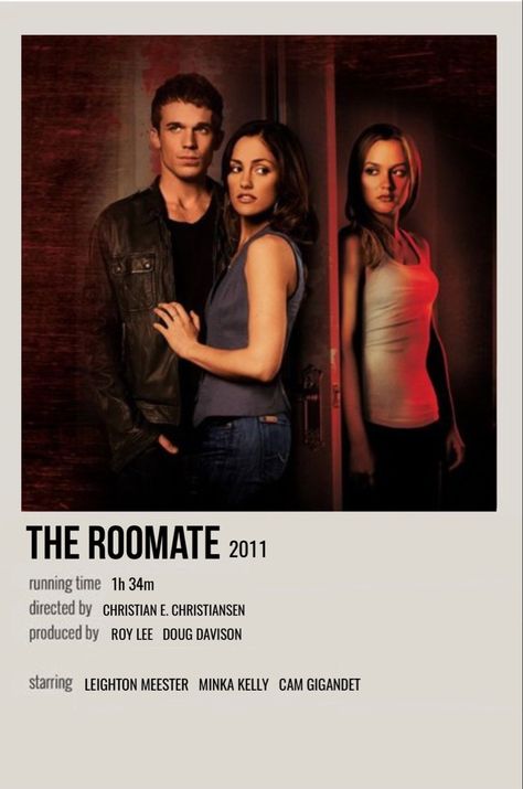 The Roommate Movie, The Roomate, Polaroid Movie Poster, The Roommate, Estilo Blair Waldorf, Movie Character Posters, Romcom Movies, Movies To Watch Teenagers, Movie Hacks