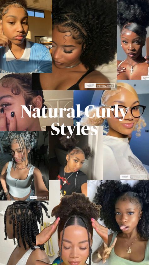 4c Twists, Hairstyles With Curled Hair, Natural Hair Journey Tips, Perfect Curly Hair, Curly Styles, Curly Hair Hairstyles, Natural Hair Bun Styles, Mixed Curly Hair, Curled Hair