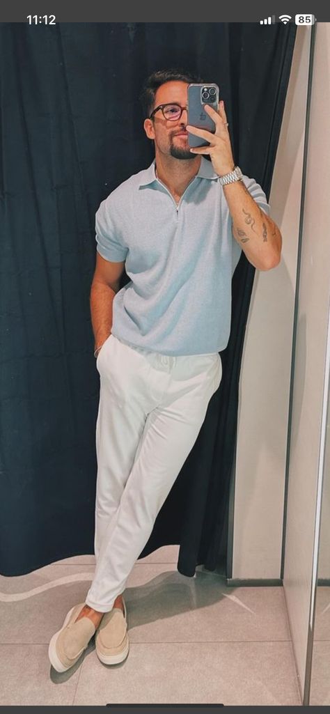 Men Light Blue Shirt Outfit, Mens Cocktail Attire Parties Casual, Mens Outfits Summer 2024, Men Outfit Inspo Summer, Men’s Old Money Outfits, Mens Proposal Outfit, Summer Outfits Men Old Money, Summer Business Casual Outfits Men, Men Simple Outfit