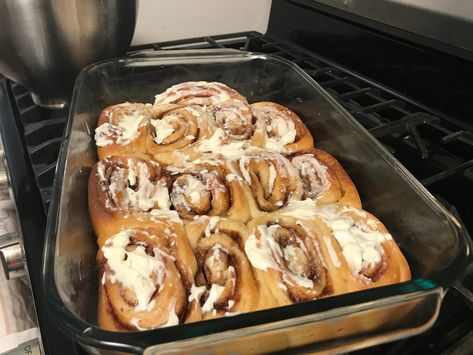 Martha Stewart's Tip for the Best Cinnamon Rolls: Mashed Potatoes Crustless Quiche Lorraine, Fluffiest Cinnamon Rolls, Gooey Cinnamon Rolls, The Best Cinnamon Rolls, Rolls Homemade, Best Cinnamon Rolls, Cream Cheese Glaze, With Mashed Potatoes, Crustless Quiche