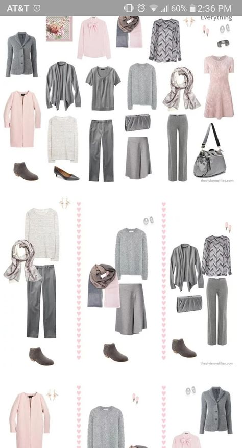 Soft Summer Fashion, Apple Body Shape Outfits, Grey Jeans Outfit, Grey Wardrobe, Spring Summer Capsule Wardrobe, Color Combinations For Clothes, Fashion Capsule Wardrobe, Outfit Plan, Summer Capsule Wardrobe