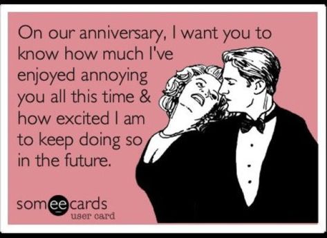 "Married Someecards: 9 Awkward Someecards For Spouse To Spouse"  **Have to admit, some of these made me chuckle a bit too loudly at work...** Anniversary Message For Husband, Anniversary Quotes Funny, Wedding Anniversary Quotes, Message For Husband, Anniversary Message, A Course In Miracles, Anniversary Funny, Wedding Quotes, Anniversary Quotes