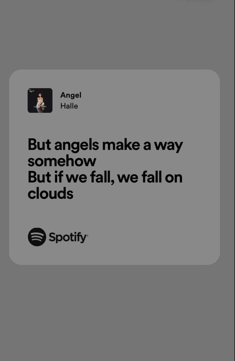 Angel By Halle, Halle Angel, Angel Song Lyrics, Chloe Bailey, Angel Quotes, Halle Bailey, Spotify Lyrics, Fame Dr, Cover Up Tattoos