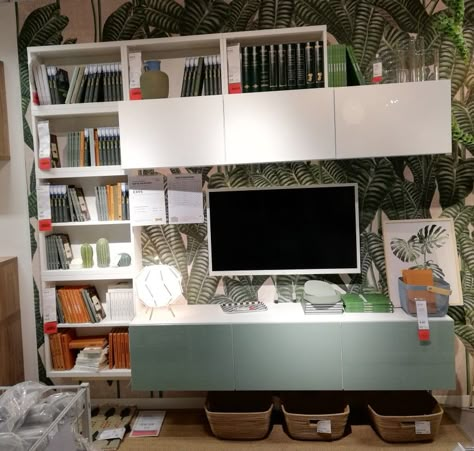 Eket Ikea, Ikea Showroom, Ikea Tv, Ikea Besta, Blue Living Room, Dream Apartment, Minimalist Home, Living Dining Room, Home Interior Design