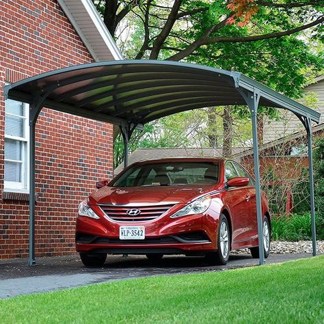 8 Best Carport Kits Car Porch Design, Driveway Edging, Garage Extension, Portable Carport, Diy Carport, Carport Kits, Carport Plans, Portable Garage, Car Shelter