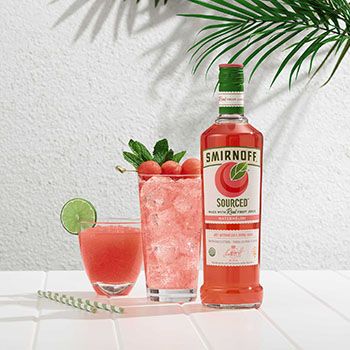 To celebrate National Watermelon Day, Diageo has extended its Smirnoff Sourced vodka range with the addition of a watermelon-flavoured variant Martini Recipes Easy, Fruity Cocktail Recipes, Bliss Bar, National Watermelon Day, Watermelon Wedge, Watermelon Day, Bar Business, Strawberry Mojito, Smirnoff Vodka